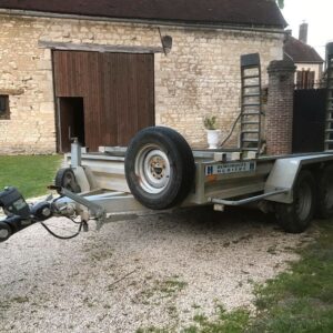 Remorque porte engins Hubiere / 3.5 T