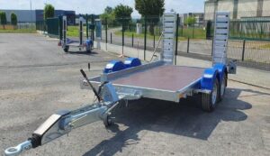 Remorque porte engins Hubiere TPF35, 3.5 T