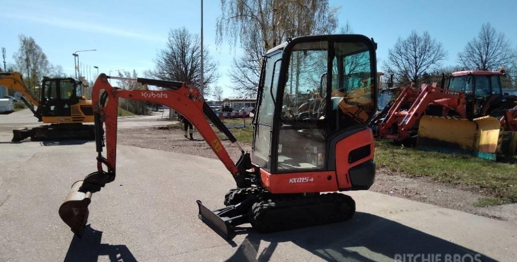 Kubota KX 015-4 + 3 GODETS