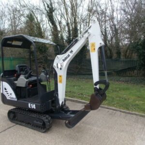 Bobcat E14, 1.5T 2013 et remorque 2,6T
