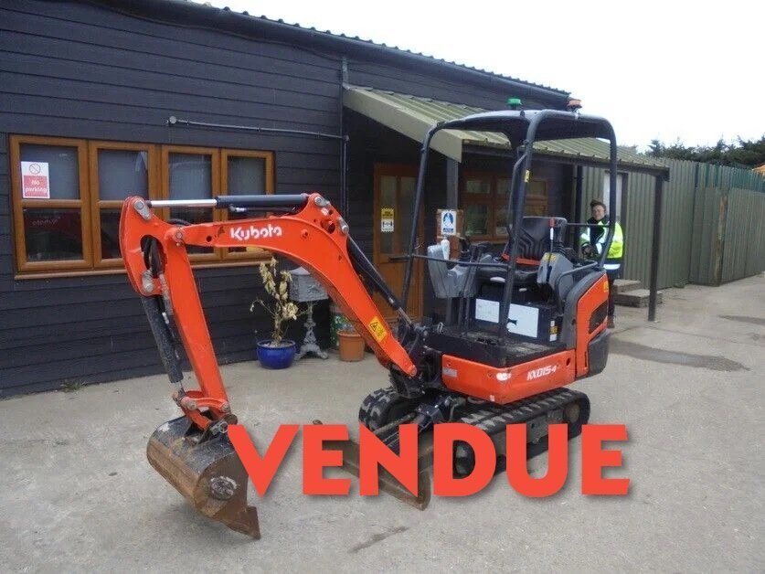 Kubota KX 015-4 + 3 GODETS